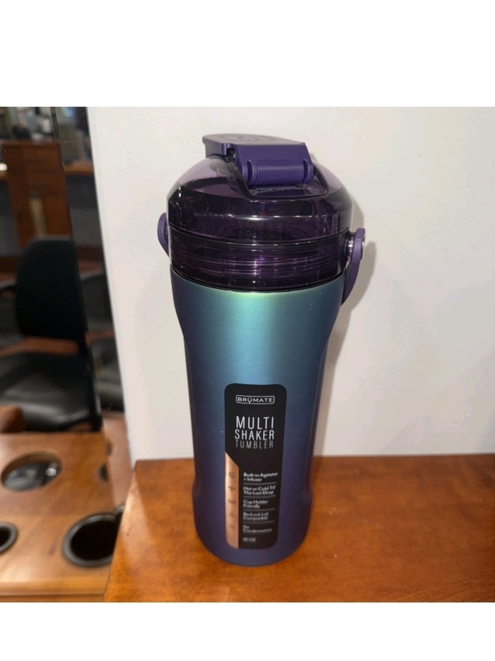 Brumate Multi Shaker Tumbler in Iridescent Purple/Blue 26 Oz